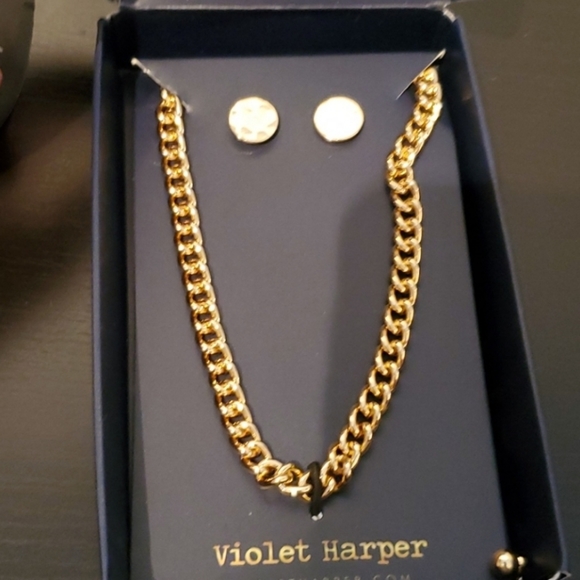 NEW Violet Harper Necklace and Earrings Set - Picture 2 of 2